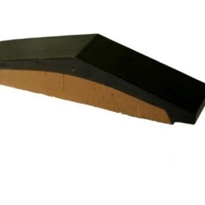 Muurafdeksteen-hoekig-zwart-verglaasd-295x65x60